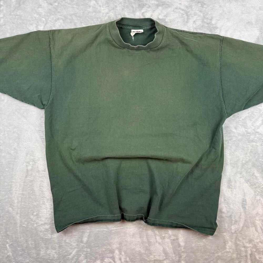 Tultex Men's Green T-shirt